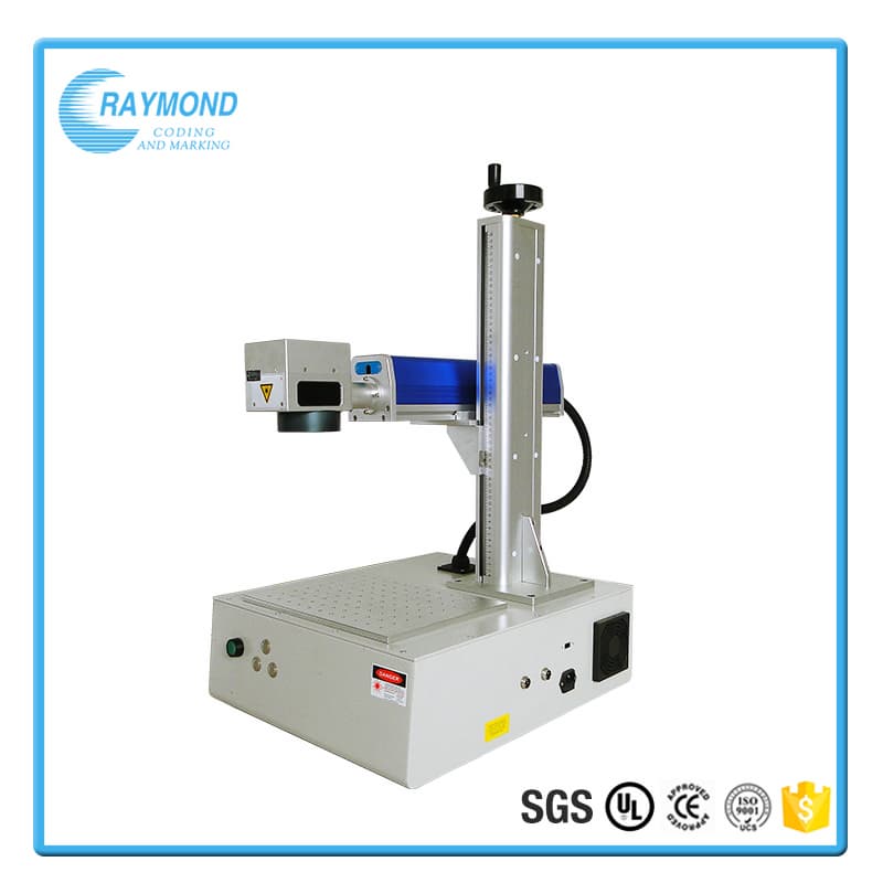 30w 50w 100w portable desktop fiber laser marking machine